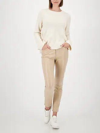 MONARI | Hose in Lederoptik Slim Fit | 